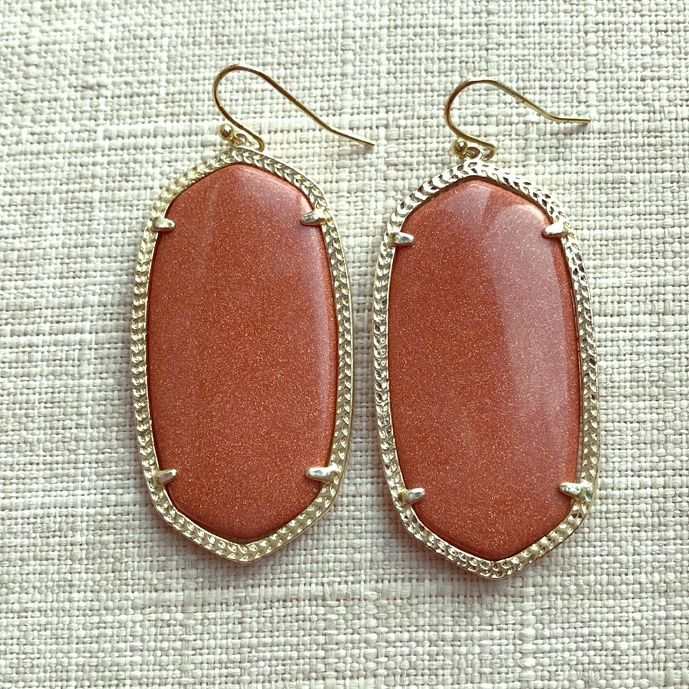 Kendra Scott Elle Earrings In Burnt Orange